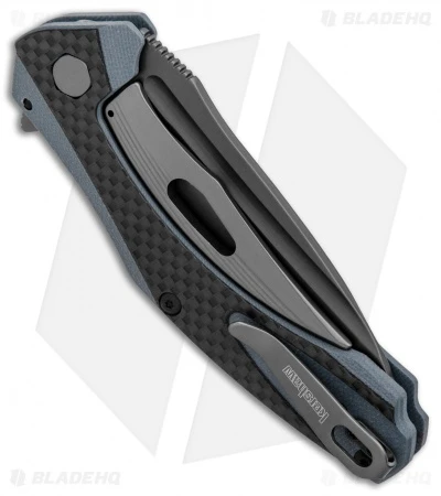 Kershaw Natrix Sub-Frame Lock Knife Blue G-10/Carbon Fiber (3.25" Gray) 7007CF 4 Kershaw Natrix Sub-Frame Lock Knife Blue G-10/Carbon Fiber (3.25" Gray) 7007CF - Image 2