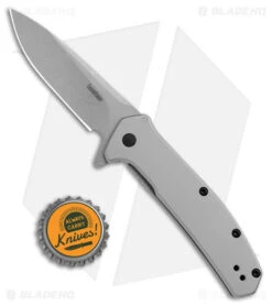 Kershaw Outcome Assisted Opening Knife Steel (3.1" Stonewash) 2044 -Kershaw Store Kershaw OUTCOME Knife 2044 BHQ 178509 jr bottlecap