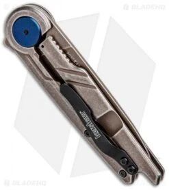 Kershaw Parsec Frame Lock Knife Brown PVD Stainless Steel (3" Brown SW) 2035 -Kershaw Store Kershaw Parsec FL Brown PVD SS Brown SW 2035 BHQ 101843 jr side 1