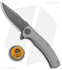 Kershaw Seguin Assisted Opening Frame Lock Knife Gray (3.1" Gray) 3490 10 Kershaw Seguin Assisted Opening Frame Lock Knife Gray (3.1" Gray) 3490 -Kershaw Store Kershaw Seguin SA FL Gray Gray 3490 BHQ 94082 jr bottlecap