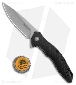 Kershaw Shoreline Liner Lock Assisted Knife Black FRN (3.25" Stonewash) 1845 9 Kershaw Shoreline Liner Lock Assisted Knife Black FRN (3.25" Stonewash) 1845 -Kershaw Store Kershaw Shoreline Knife Black SW BHQ 178499 jr bottlecap