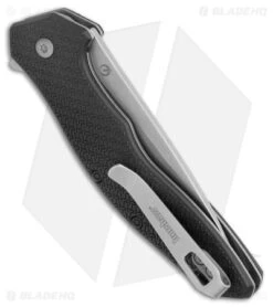 Kershaw Shoreline Liner Lock Assisted Knife Black FRN (3.25" Stonewash) 1845 8 Kershaw Shoreline Liner Lock Assisted Knife Black FRN (3.25" Stonewash) 1845 -Kershaw Store Kershaw Shoreline Knife Black SW BHQ 178499 jr side