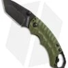 Kershaw Shuffle II Tanto Liner Lock Knife OD Green (2.25" BlackWash) 8750TOLBW -Kershaw Store Kershaw Shuffle 2 tanto OD Green blackwash BHQ 52218 er
