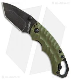 Kershaw Shuffle II Tanto Liner Lock Knife OD Green (2.25" BlackWash) 8750TOLBW