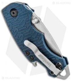 Kershaw Shuffle Liner Lock Knife Blue Multi-Tool (2.375" Stonewash) -Kershaw Store Kershaw Shuffle LL Blue Multi Tool SW KS8700NBSW BHQ 90618 jr side