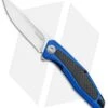 Kershaw Sinkevich Atmos Liner Lock Knife Blue G-10/Carbon Fiber (3" Satin) -Kershaw Store Kershaw Sinkevich Atomost LL Blue G 10 CF Satin KS4037BLU BHQ 90130 jr