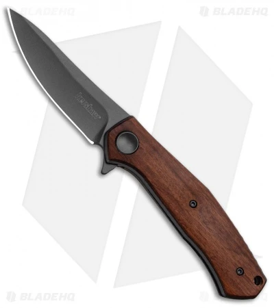 Kershaw Sinkevich Concierge Liner Lock Knife Wood (3.25" Gray) 4020WOOD 3 Kershaw Sinkevich Concierge Liner Lock Knife Wood (3.25" Gray) 4020WOOD