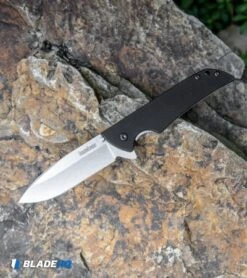 Kershaw Skyline Liner Lock Knife Black G-10 (3.125" Stonewash) 1760 -Kershaw Store Kershaw Skyline Liner Lock Knife Black G 10 Stonewash 1760 BHQ 8520 kp rock web