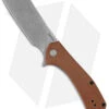 Kershaw Static Cleaver Liner Lock Knife Brown Micarta (2.8" SW D2) -Kershaw Store Kershaw Static Brown Micarta D2 SW BHQ 143308 jr