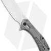 Kershaw Static Cleaver Frame Lock Knife Gray Stainless Steel (2.8" Satin) 3445 -Kershaw Store Kershaw Static Cleaver FL Gray SS Satin 3445 BHQ 101842 jr