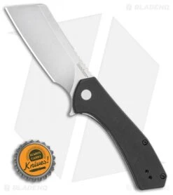 Kershaw Static Cleaver Liner Lock Knife Black G-10 (2.8" SW D2) -Kershaw Store Kershaw Static Cleaver Liner Lock Knife Black G 10 2 BHQ 113581 LS Bottlecappng