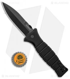 Kershaw XCOM Liner Lock Knife Black GFN (3.6" Black) 3425 -Kershaw Store Kershaw XCOM LL Black GFN Black 3425 BHQ 94087 jr bottlecap