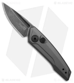 Kershaw Store 33 Kershaw Launch 9 Automatic Knife Drop Point Gray Aluminum (2" Black SW)