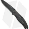 Kershaw Vapor II Frame Lock Knife Black SS (3.5" Black Plain) -Kershaw Store kershaw black vapor ii serr 1650blk BHQ 37586 dl