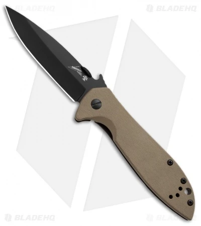 Kershaw Emerson CQC-4K Frame Lock Knife Brown G-10 (3.25" Black) 6054BRNBLK 3 Kershaw Emerson CQC-4K Frame Lock Knife Brown G-10 (3.25" Black) 6054BRNBLK