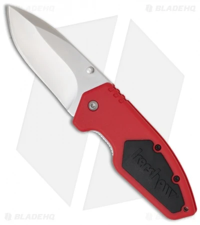 Kershaw Half Ton Liner Lock Knife Red (2.5" Satin) 1445 3 Kershaw Half Ton Liner Lock Knife Red (2.5" Satin) 1445
