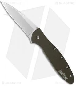 Kershaw Store 3 Kershaw Leek Assisted Opening Knife Olive (3" Bead Blast) 1660OL